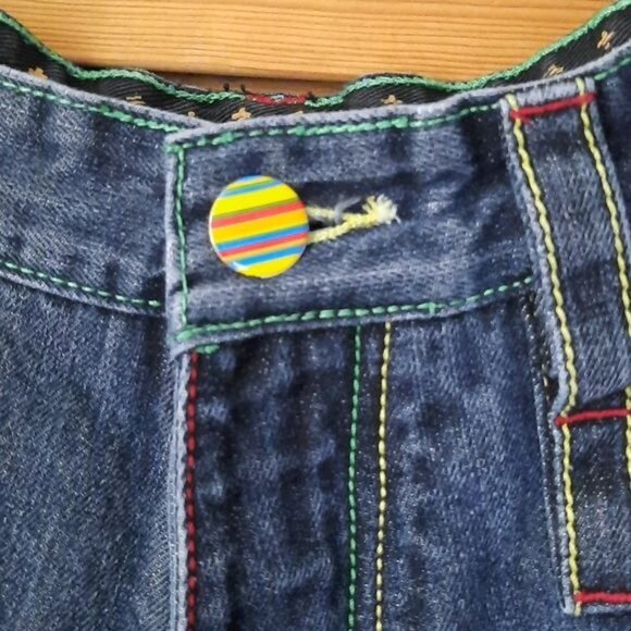 Coogi Australia Vintage Embroidered Denim Jeans Size W38 L34 - Picture 3 of 16